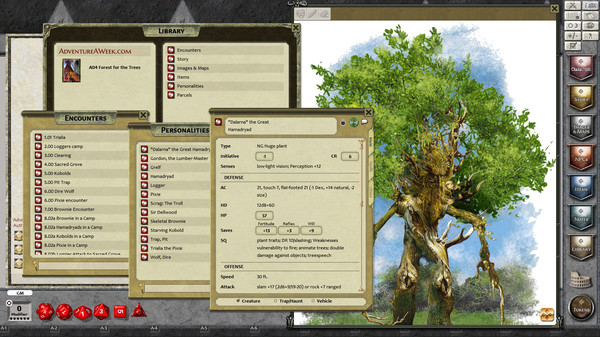 Скриншот из Fantasy Grounds - A04: Forest for the Trees (PFRPG)