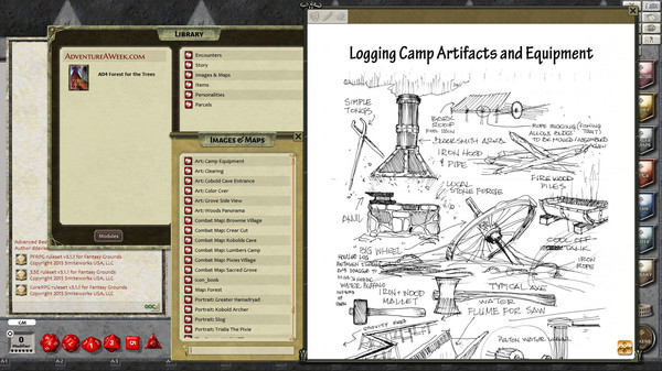 Скриншот из Fantasy Grounds - A04: Forest for the Trees (PFRPG)