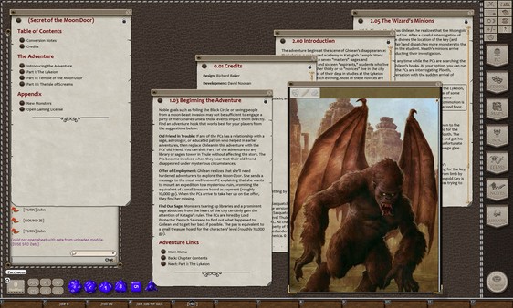 Скриншот из Fantasy Grounds - Primeval Thule: Secret of the Moon-Door (5E)