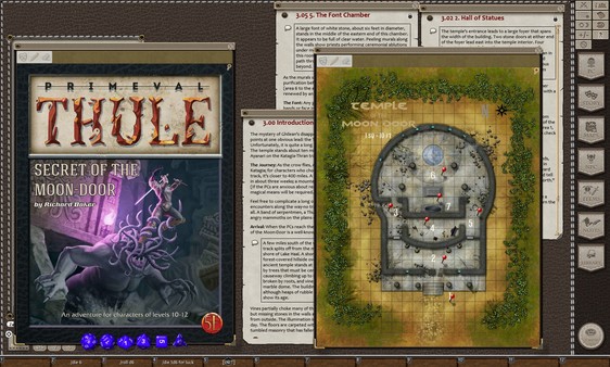 Скриншот из Fantasy Grounds - Primeval Thule: Secret of the Moon-Door (5E)