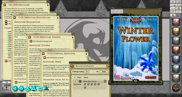 Скриншот из Fantasy Grounds - A05: Winter Flower (PFRPG)