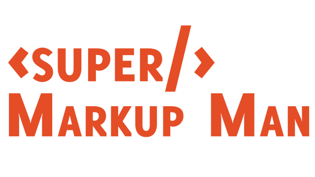 Super Markup Man Logo