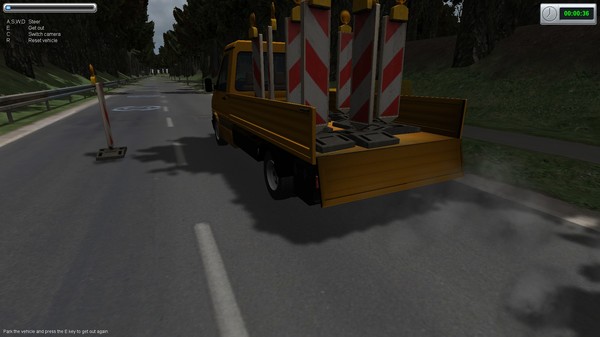 Roadworks - The Simulation requirements