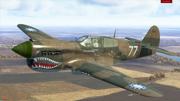 Скриншот из IL-2 Sturmovik: P-40E-1 Collector Plane