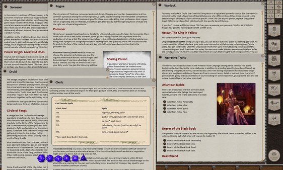 Скриншот из Fantasy Grounds - Primeval Thule: Player's Companion (5E)