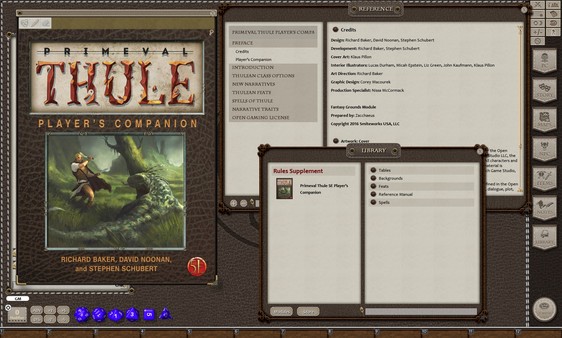 Скриншот из Fantasy Grounds - Primeval Thule: Player's Companion (5E)