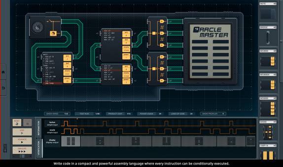 SHENZHEN I/O requirements