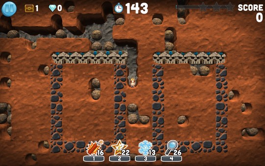 Скриншот из Boulder Dash Classic Remix World Скриншот из Boulder Dash Classic Remix World