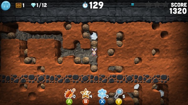 Скриншот из Boulder Dash Classic Remix World Скриншот из Boulder Dash Classic Remix World