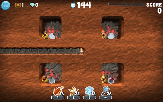 Скриншот из Boulder Dash Classic Remix World Скриншот из Boulder Dash Classic Remix World