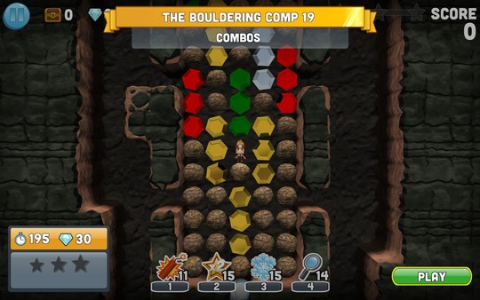 Скриншот из Boulder Dash The Bouldering Comp World