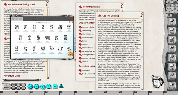 Скриншот из Fantasy Grounds - D&D Storm King's Thunder