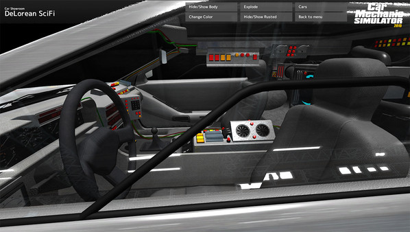 Скриншот из Car Mechanic Simulator 2015 - DeLorean