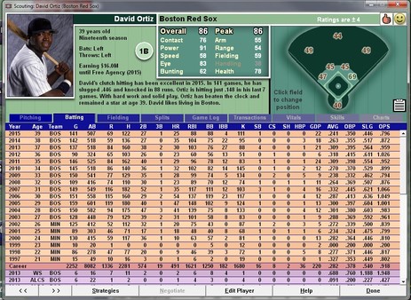 Baseball Mogul Diamond requirements