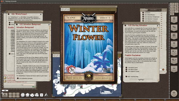 Скриншот из Fantasy Grounds - A05: Winterflower (5E)