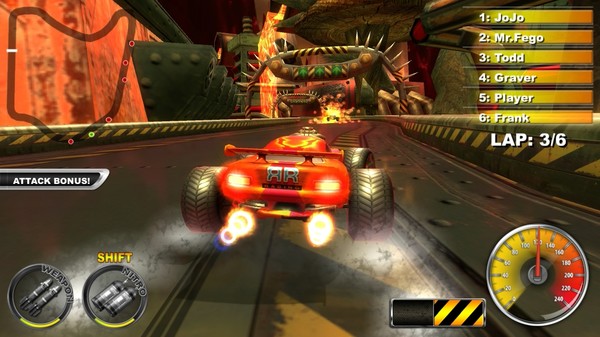 скриншот Lethal Brutal Racing 4