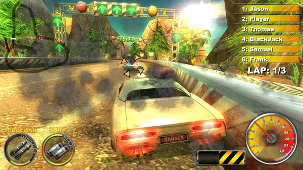 скриншот Lethal Brutal Racing 2
