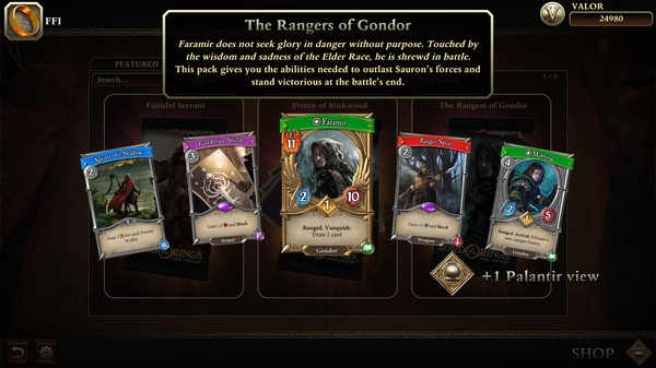 Скриншот из The Lord of the Rings: Adventure Card Game - Definitive Edition