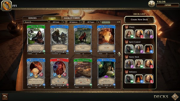 Скриншот из The Lord of the Rings: Adventure Card Game - Definitive Edition