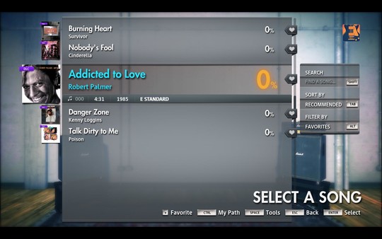 Скриншот из Rocksmith 2014 Edition - Remastered - Robert Palmer - Addicted To Love