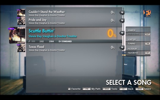Скриншот из Rocksmith 2014 Edition - Remastered - Stevie Ray Vaughan & Double Trouble - Scuttle Buttin'