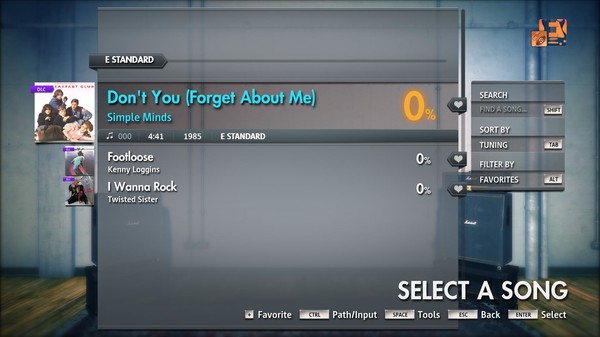 Скриншот из Rocksmith® 2014 Edition – Remastered – Simple Minds - “Don’t You (Forget About Me)”