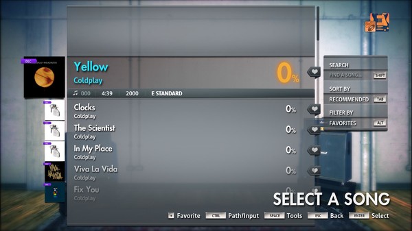 Скриншот из Rocksmith® 2014 Edition – Remastered – Coldplay - “Yellow”