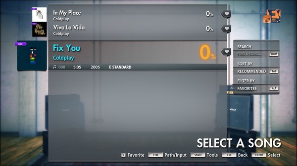 Скриншот из Rocksmith® 2014 Edition – Remastered – Coldplay - “Fix You”