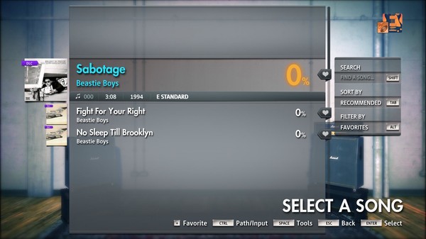 Скриншот из Rocksmith® 2014 Edition – Remastered - Beastie Boys - Sabotage