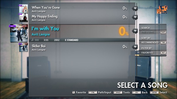 Скриншот из Rocksmith® 2014 Edition – Remastered – Avril Lavigne - “I’m with You”