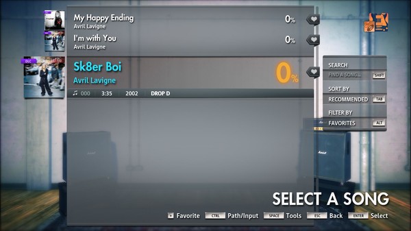 Скриншот из Rocksmith® 2014 Edition – Remastered – Avril Lavigne - “Sk8er Boi”