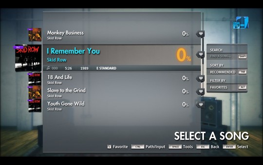 Скриншот из Rocksmith® 2014 Edition – Remastered – Skid Row - “I Remember You”