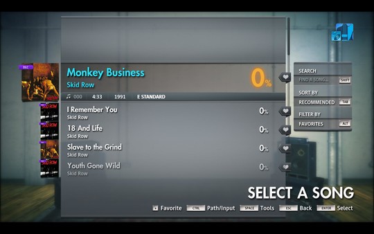 Скриншот из Rocksmith® 2014 Edition – Remastered – Skid Row - “Monkey Business”