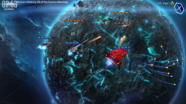 Скриншот из Galaxy Reavers: Flames-type Aircraft Carrier DLC