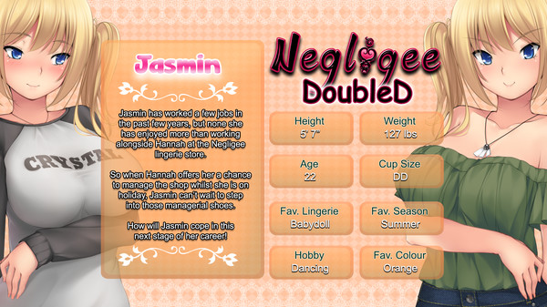 Negligee: DoubleD game for windows Pc 1