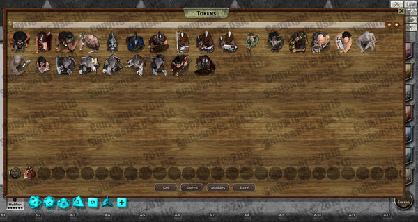 Скриншот из Fantasy Grounds - Darkwoulfe's Token Pack Volume 14