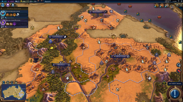 Скриншот из Sid Meier's Civilization® VI: Australia Civilization & Scenario Pack