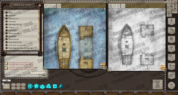 Скриншот из Fantasy Grounds - Fantastic Maps: Pirates!