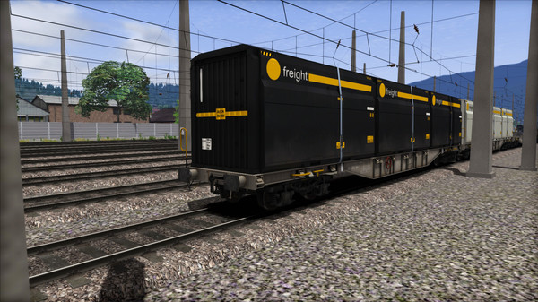 Скриншот из TS Marketplace: ÖBB Sgns Container Wagon Pack