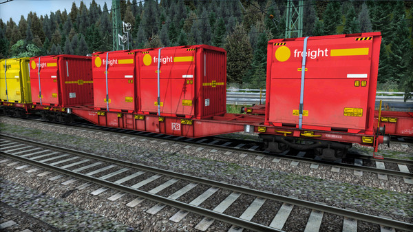 Скриншот из TS Marketplace: DB Sgns Container Wagon Pack