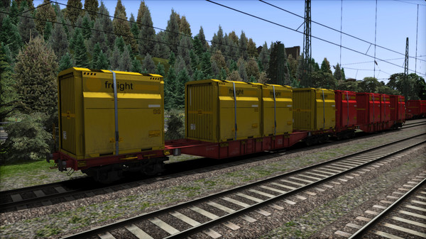 Скриншот из TS Marketplace: DB Sgns Container Wagon Pack