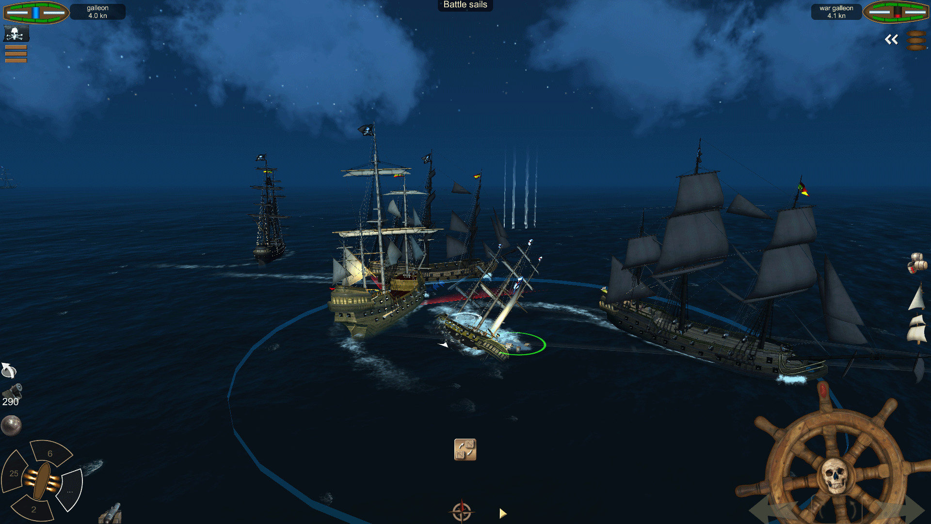 the pirate caribbean hunt how to attack with multiple ships