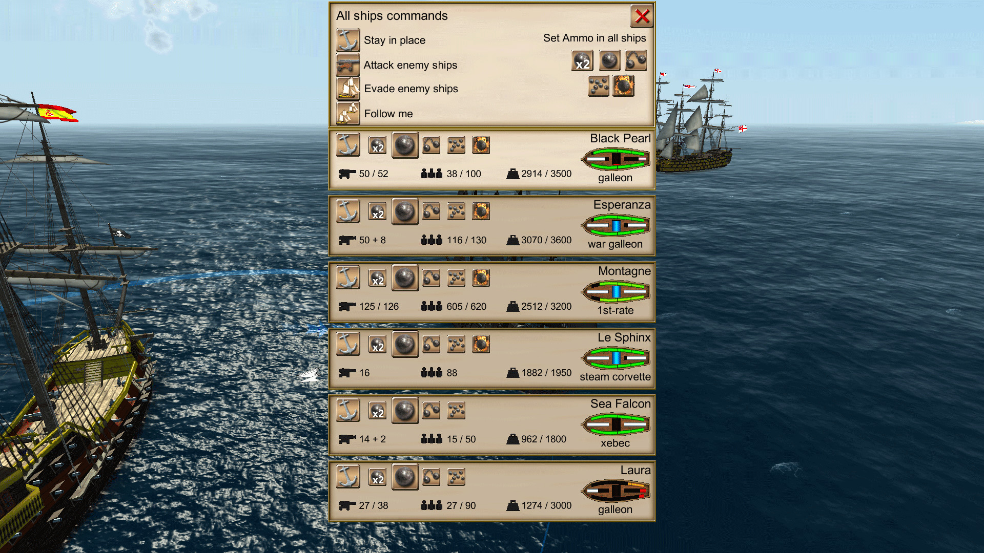 the pirate: caribbean hunt on screen guide
