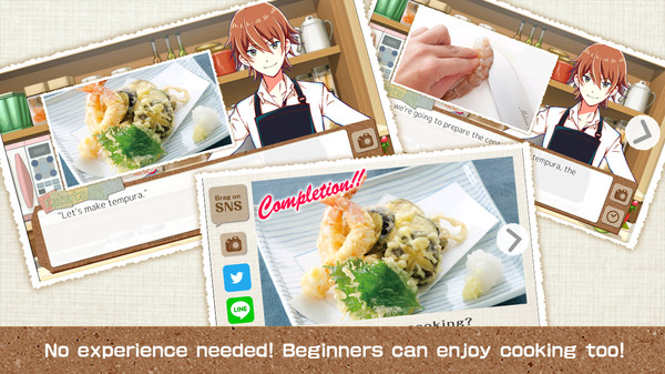 Gochi-Show! for Girls -How To Learn Japanese Cooking Game- game for Linux 1