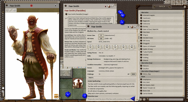 Скриншот из Fantasy Grounds - 5E: Tome of Beasts