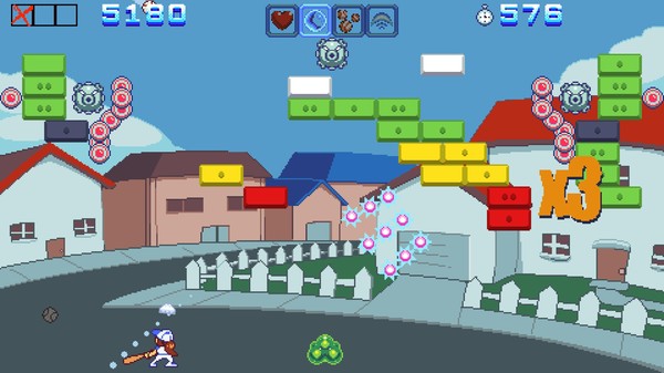 Скриншот из Aliens Go Home Run