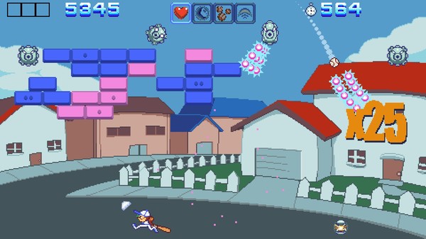 Скриншот из Aliens Go Home Run