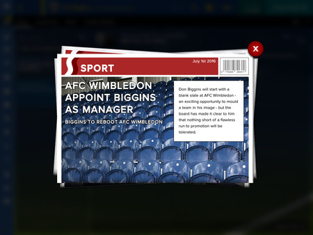 скриншот Football Manager Touch 2017 Rise from the Ashes Challenge 1