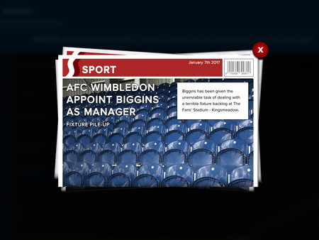 скриншот Football Manager Touch 2017 Fixture Pile-Up Challenge 1