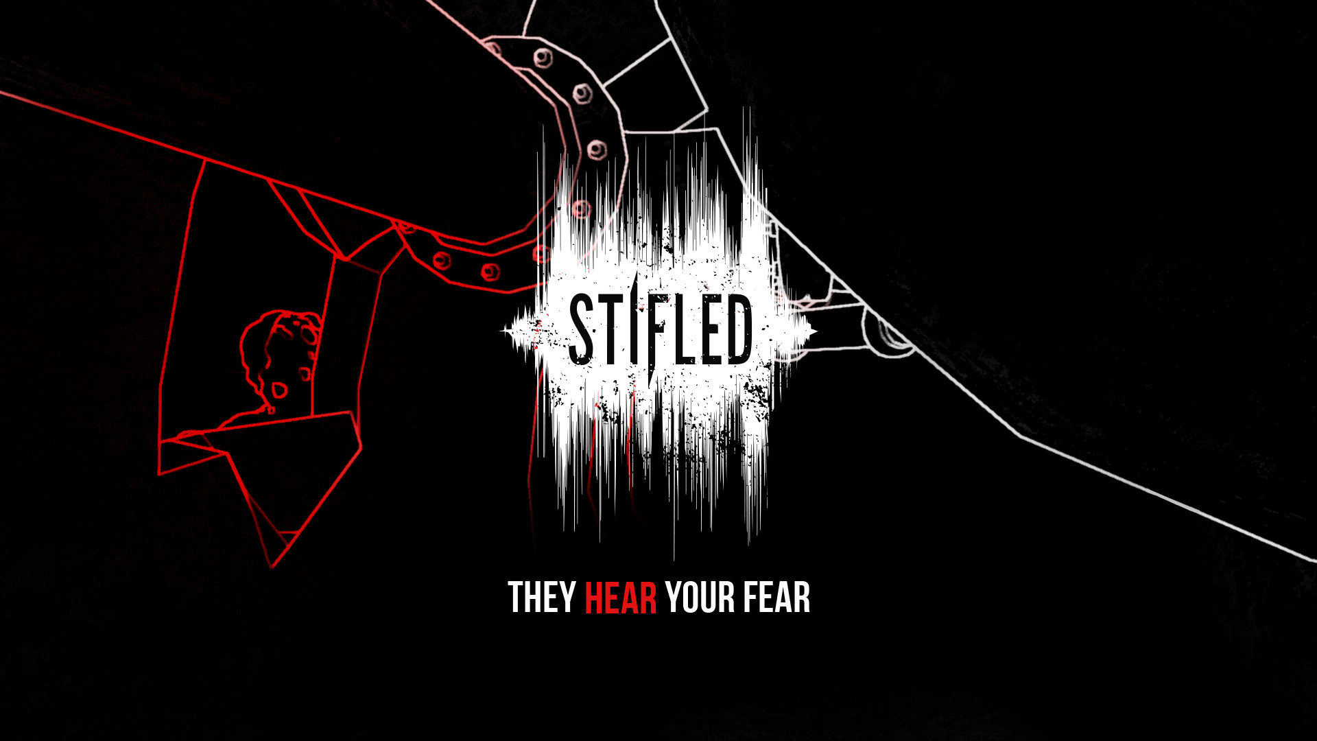 Stifled, a horror game based around sound location. 